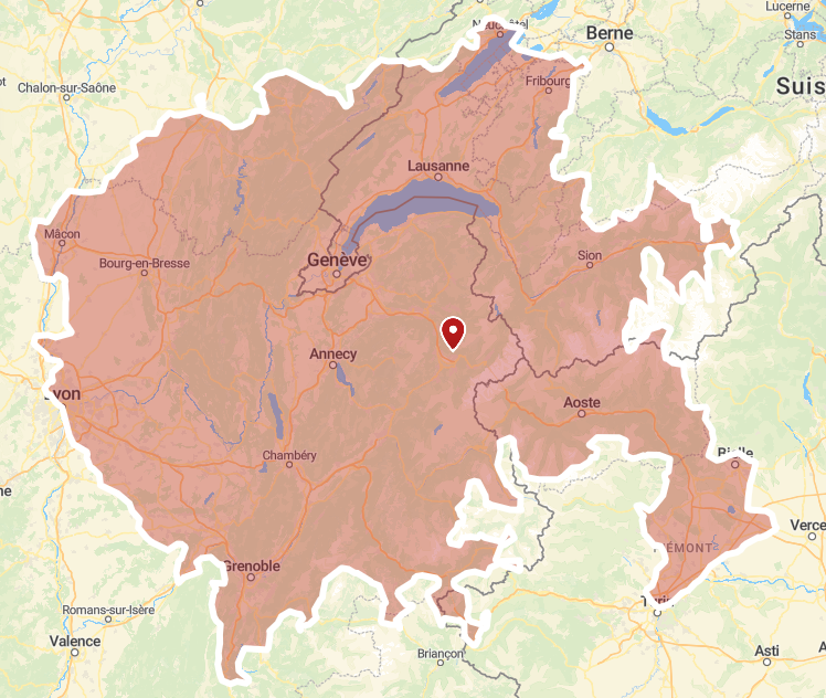 Zone intervention de Pentraide