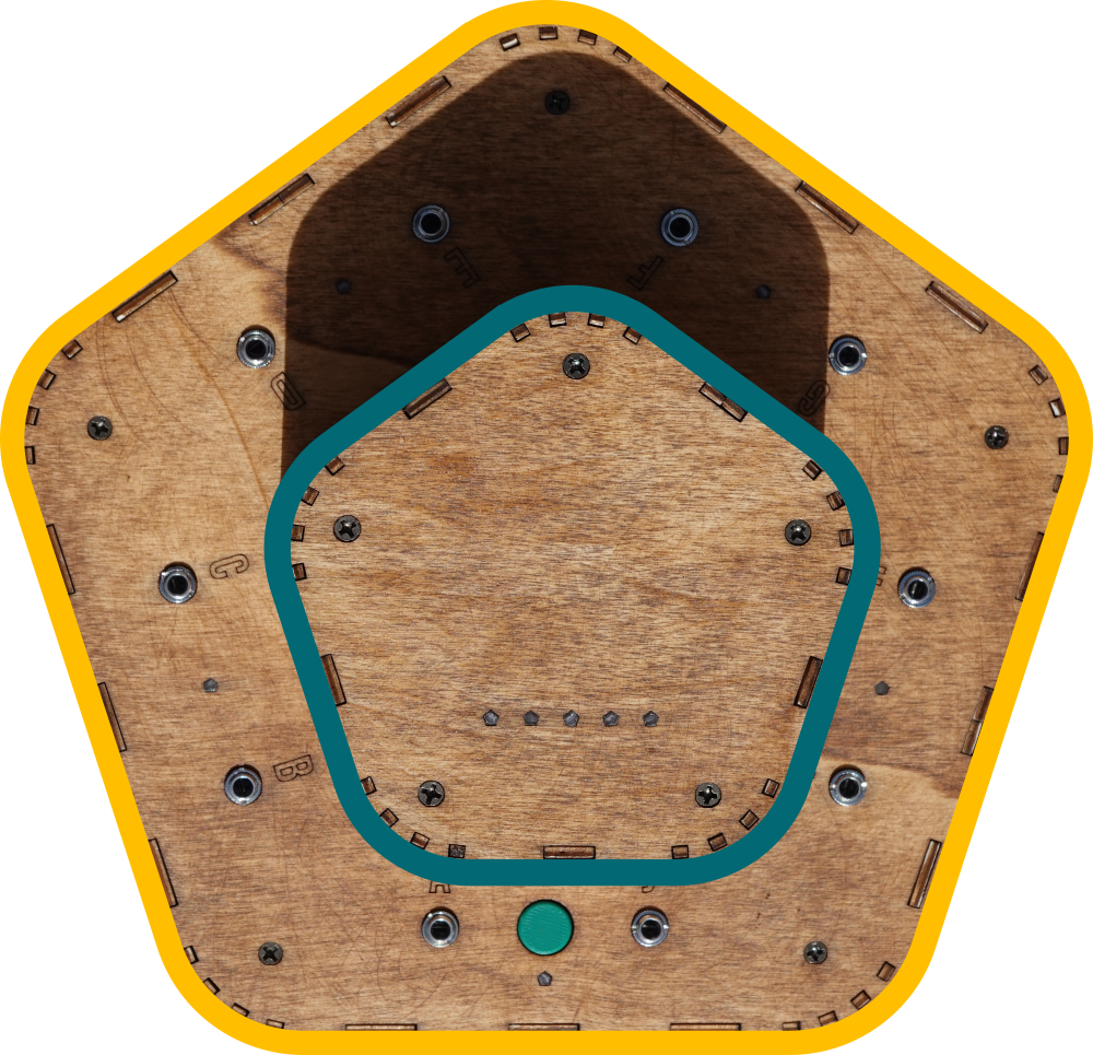 Logo Pentraide vue du dessus